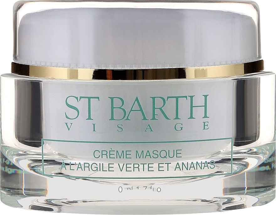 Green Clay and Pineapple Face Cream Mask - Ligne St Barth Cream Mask With Green Clay And Pineapple — photo N2