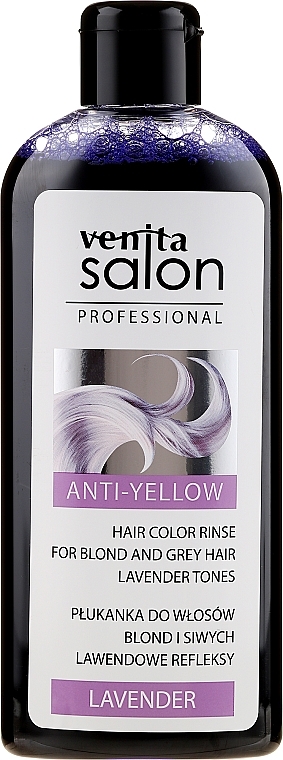 Blonde & Gray Hair Conditioner - Venita Salon Professional Lavender Anti-Yellow Hair Color Rinse — photo N2