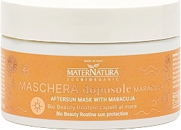 After Sun Hair Mask with Passion Fruit - MaterNatura Aftersun Mask with Maracuja — photo N1