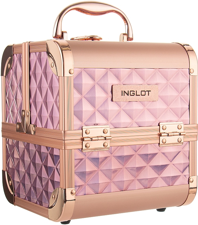 コスメ ケース - Inglot Makeup Case Diamond Mini Rose Gold MB152M K107 9	 — photo N1