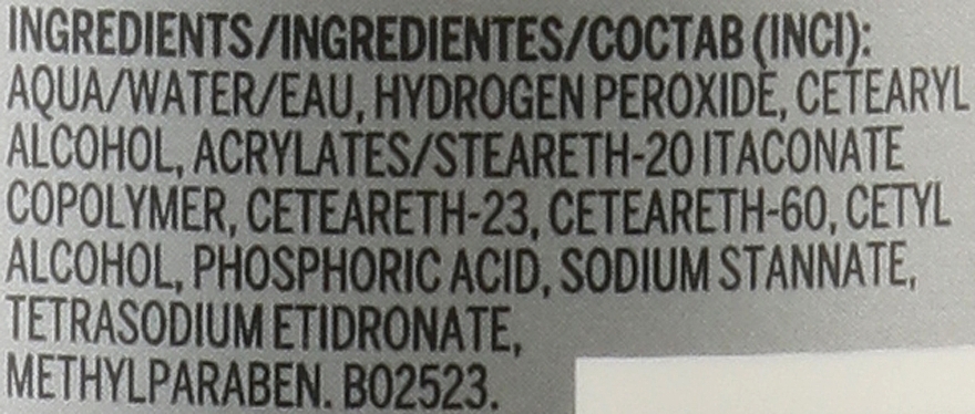 Cream Oxidant - Revlon Professional Revlonissimo Colorsmetique Cream Peroxide Ker-Ha Complex 9% 30 Vol. — photo N17