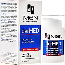 Fragrances, Perfumes, Cosmetics Soothing Face Cream - AA Men derMed Anti-Redness Face Cream