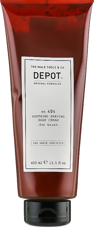 Soothing Shaving Cream - Depot Shave Specifics 404 Soothing Shaving Soap Cream — photo N3