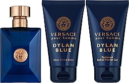 Versace Pour Homme Dylan Blue - Set (edt/50ml + 50ash/b + 50sh/g) — photo N2