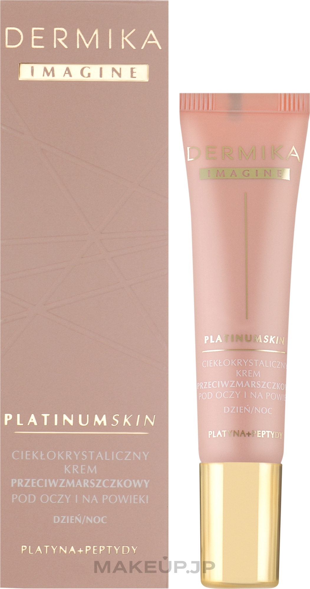 Liquid Crystal Anti-Wrinkle Day & Night Eye Cream - Dermika Imagine Platinum Skin — photo 15 ml