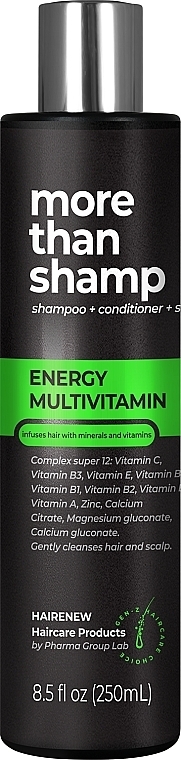 Multivitamin Shampoo - Hairenew Energy Multivitamin Shampoo — photo N2