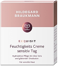 Sensitive Skin Moisturizing Day Cream - Hildegard Braukmann Exquisit Hydrating Cream Sensitive Day — photo N2