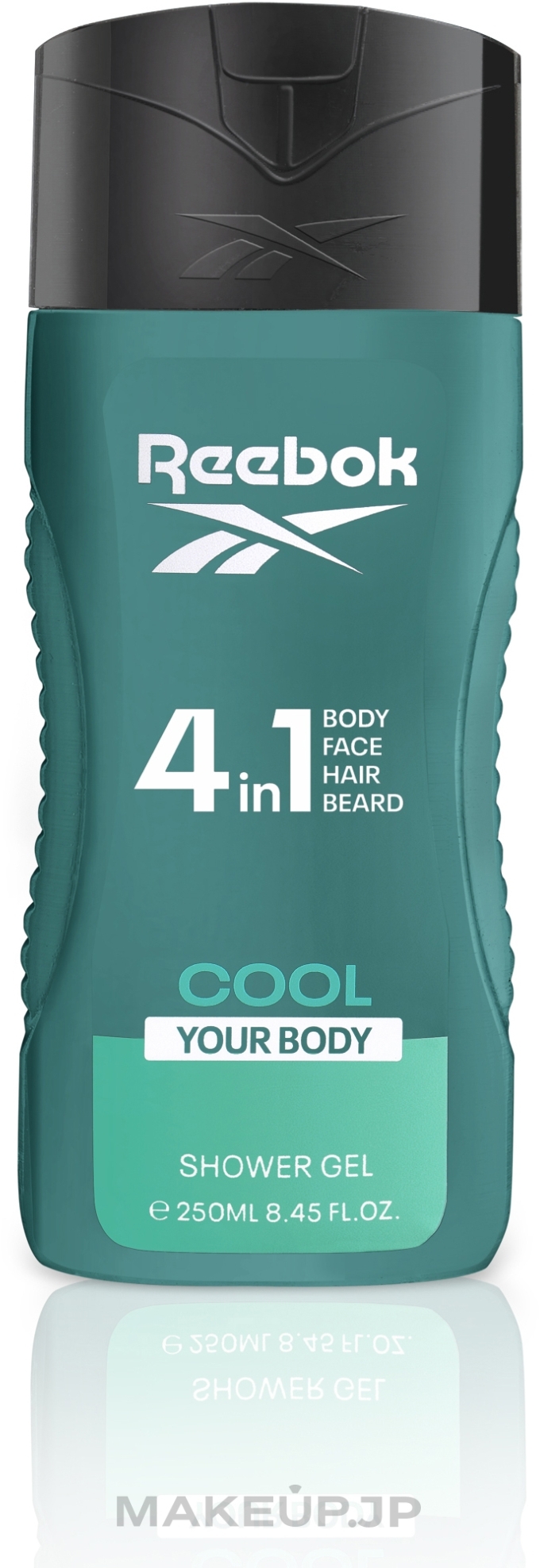 Men Shower Gel 4in1 - Reebok Cool Your Body Hair & Body Shower Gel — photo 250 ml