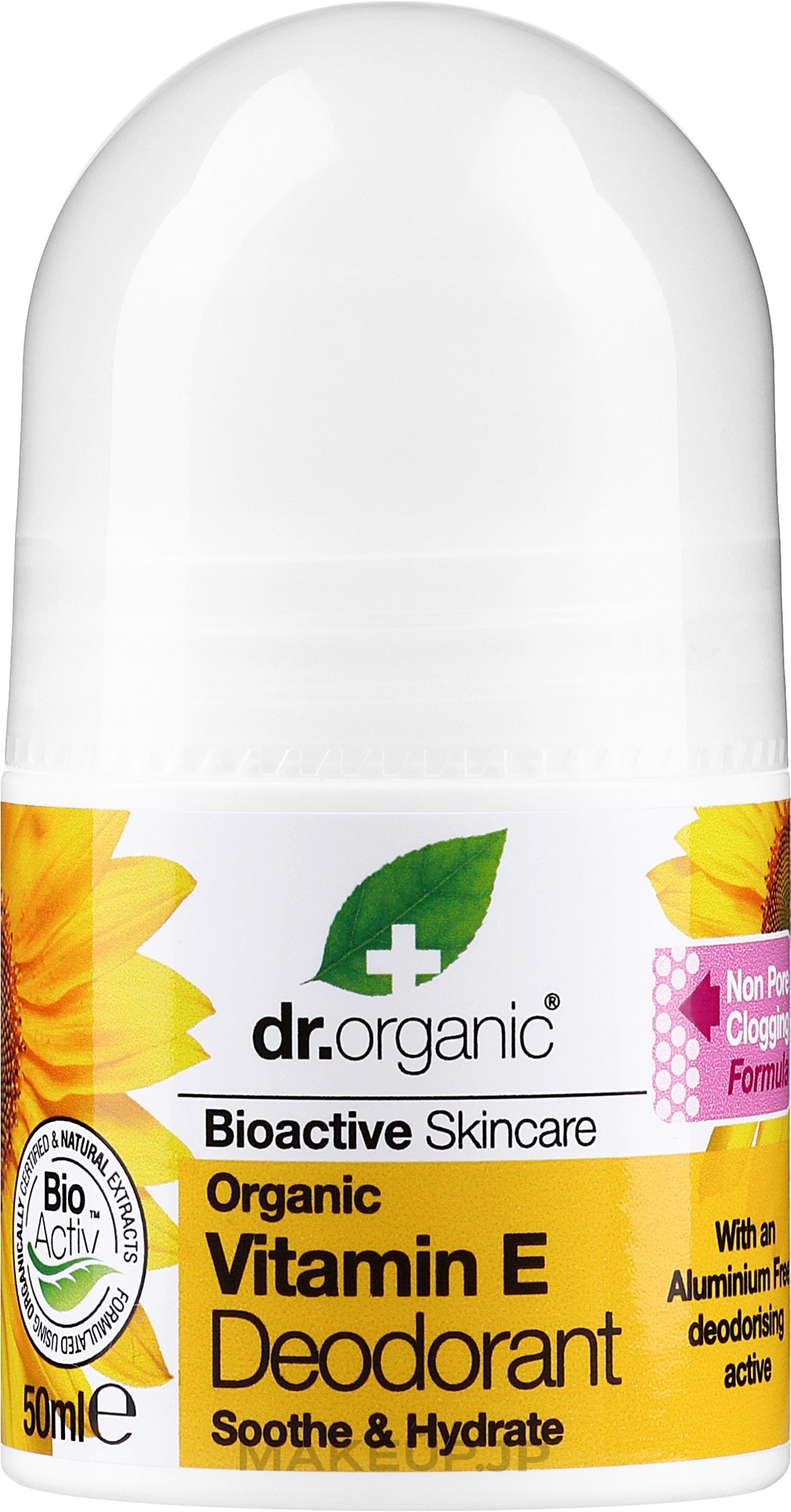 Vitamin E Deodorant - Dr. Organic Bioactive Skincare Vitamin E Deodorant — photo 50 ml