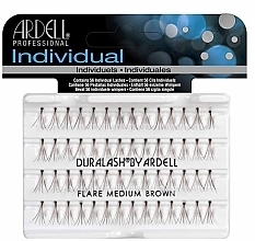 Individual Lashes Kit - Ardell Individuals Flare Medium Brown  — photo N4