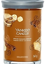 Fragrances, Perfumes, Cosmetics Scented Candle in Jar 'Spiced Banana Bread', 2 wicks - Yankee Candle Singnature