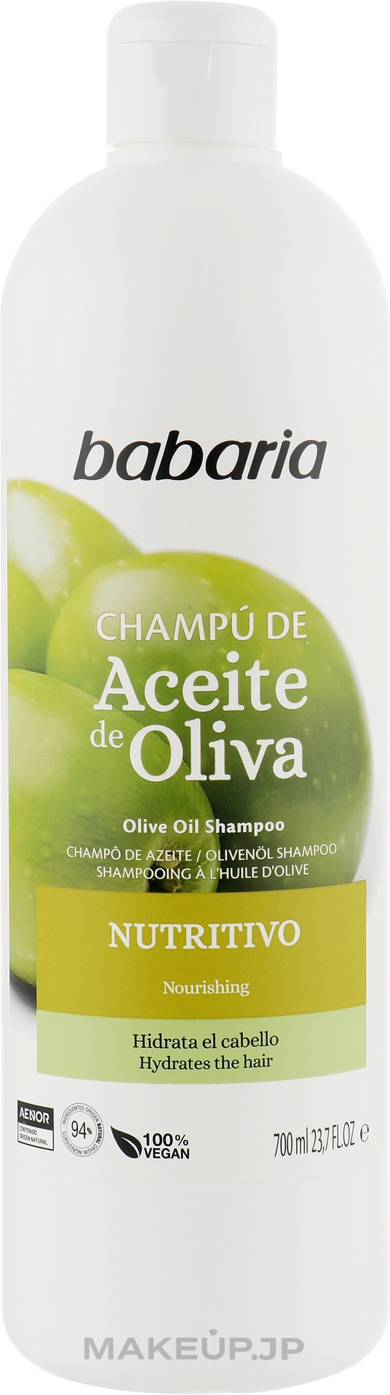 Shampoo with Olive Oil - Babaria Nourishing Shampoo With Olive Oil — photo 700 ml