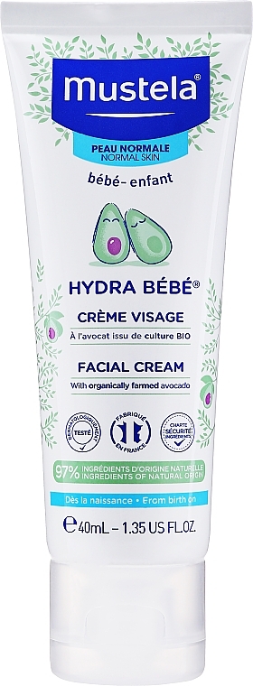 Face Cream - Mustela Hydra Bebe Visage — photo N2