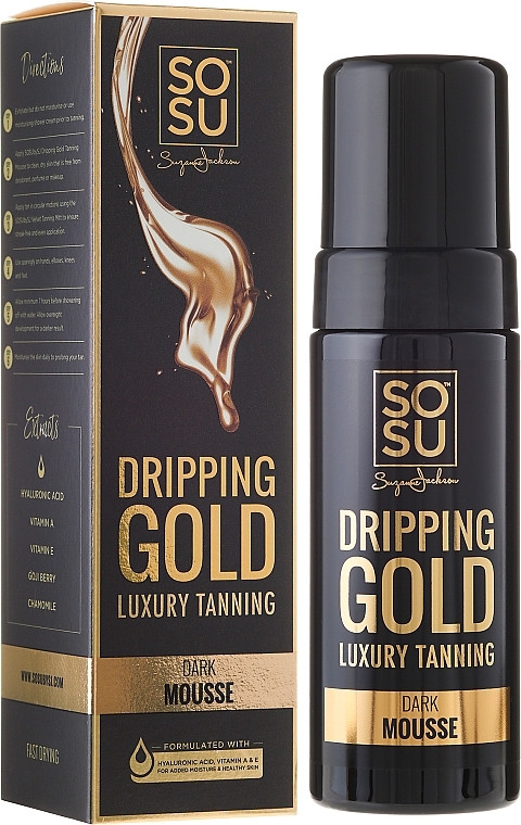 Self-Tanning Body Mousse - Sosu by SJ Dripping Gold Luxury Tanning Mousse — photo N1