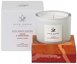 Fragrances, Perfumes, Cosmetics Amber & Sandalwood Scented Candle - Acca Kappa Scented Candle