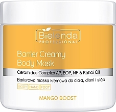 Fragrances, Perfumes, Cosmetics ボディ用クリームマスク「バリア」 - Bielenda Professional Mango Boost Barrier Creamy Body Mask	