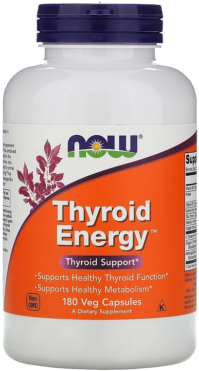 Gelatin Capsules "Thyroid Energy" - Now Foods Thyroid Energy  — photo N3