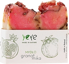 Fragrances, Perfumes, Cosmetics Natural Soap 100% "Pomegranate" - Yeye Natural Pomegranate and Mica Soap 