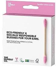 Bamboo Cotton Swabs - The Humble Co. Cotton Swabs Pink  — photo N1