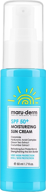 Moisturizing Sunscreen - Maruderm Cosmetics Moisturizing Sun Cream SPF50+ — photo N2