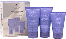 Set - Alterna Caviar Anti Aging Trasformational Repair Kit (shampoo/mini/40ml + h/cond/mini/40ml + h/mask/mini/36ml) — photo N1