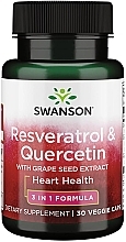 Fragrances, Perfumes, Cosmetics Resveratrol and Quercetin Dietary Supplement - Swanson Resveratrol & Quercetin Veggie Capsules