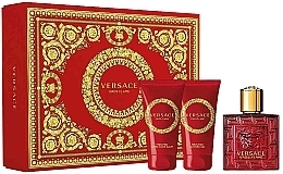 Fragrances, Perfumes, Cosmetics Versace Eros Flame - Set (edp/50ml + sh/gel/50ml + ash/balm/50ml)