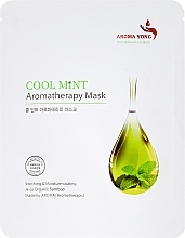 Fragrances, Perfumes, Cosmetics Face Sheet Mask "Mint" - Aroma Yong Aromatherapy Mask Cool Mint