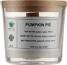 Fragrances, Perfumes, Cosmetics Scented Candle "Pumpkin Pie", in glass - Purity Candle