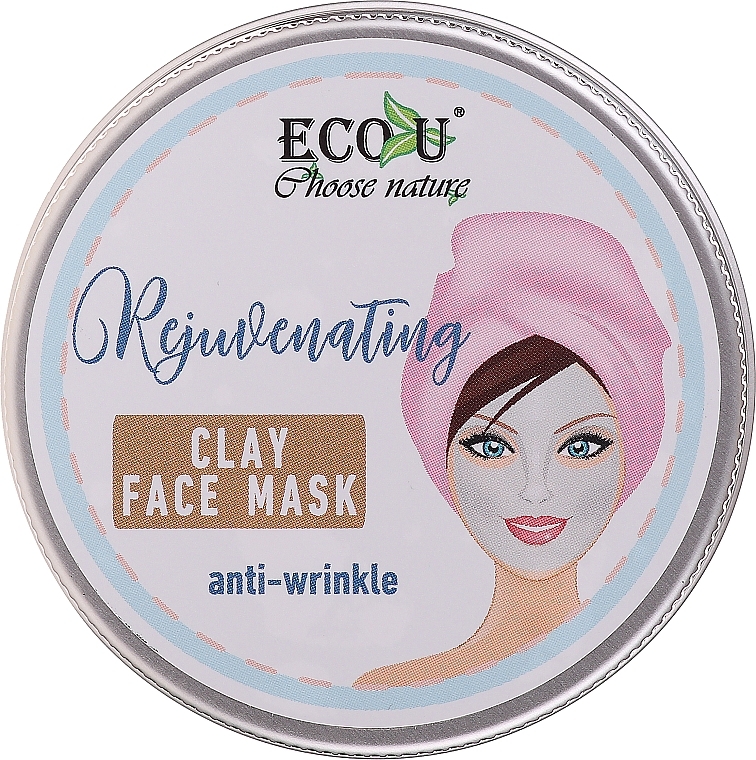 Anti-Wrinkle Facial Clay Mask - Eco U Anti-Wrinkle Clay Face Mask — photo N1