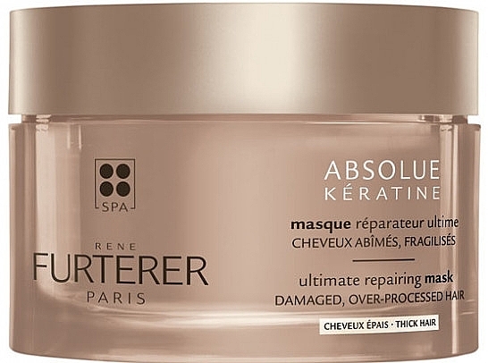 Repair Mask for Thick Hair - Rene Furterer Absolue Keratine Thick Hair Mask — photo N2