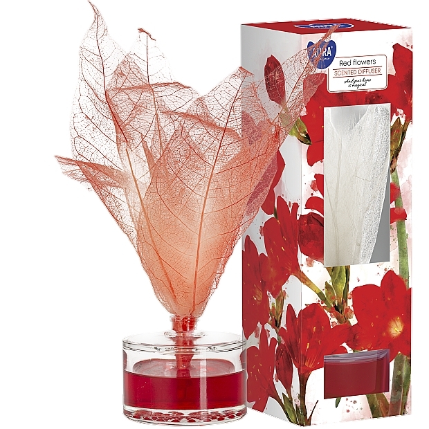 Red Flowers Fragrance Diffuser - Bispol Aura — photo N1