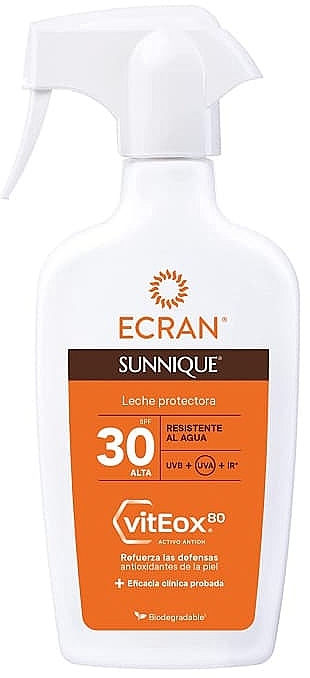 Sun Protection Tanning Spray - Ecran Sunnique Sport Milk Protect Spray Spf30 — photo N1