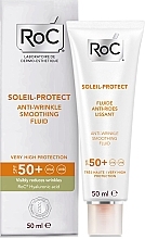 Fragrances, Perfumes, Cosmetics Smoothing Face Fluid - RoC Soleil Protect Anti-Wrinkle Smoothing Fluid SPF50