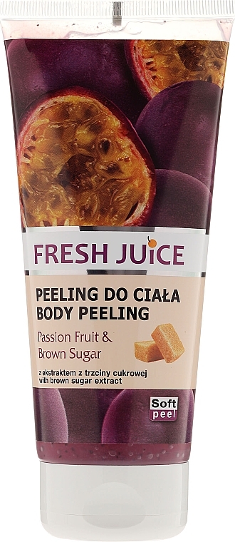Body Peeling "Passion Fruit & Brown Sugar" - Fresh Juice Passion Fruit & Brown Sugar — photo N1