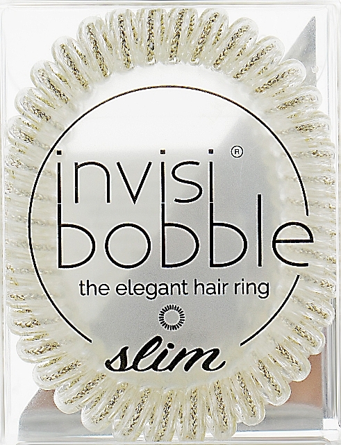 Hair Ring - Invisibobble Slim Stay Gold — photo N1