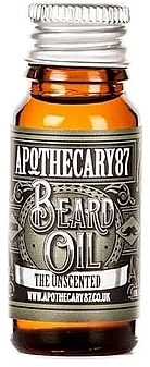 Beard Oil - Apothecary 87 The Unscented Beard Oil — photo N1