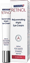 Fragrances, Perfumes, Cosmetics Eye Contour Retinol Night Cream - Novaclear Retinol Rejuvenating Night Eye Cream