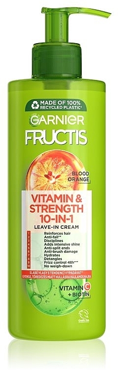 Strengthening Leave-In Hair Treatment - Garnier Fructis Vitamin & Strength 10-in-1 — photo N1