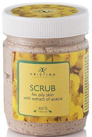 Acacia Face Scrub - Hristina Cosmetics Acacia Extract Scrub — photo N1