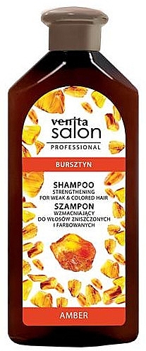 Damaged & Colored Hair Amber Strengthening Shampoo - Venita Amber Shampoo — photo N1