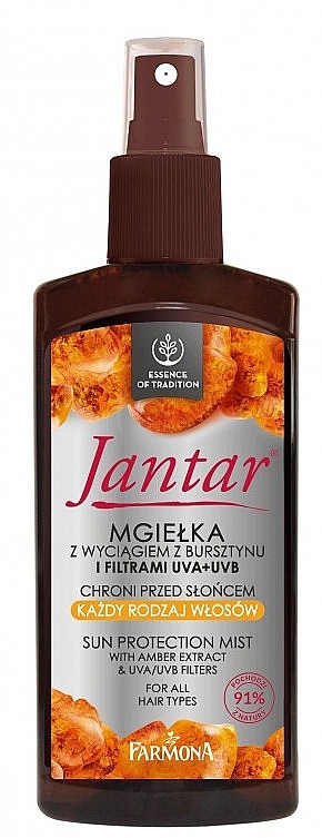 Hair Mist with Amber Extract UVA+UVB - Farmona Jantar Mist — photo N1