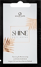 Fragrances, Perfumes, Cosmetics Natural Tanning Face Lotion with Rejuvenating Effect - 7Suns Shine Toning&Moisturizing Lotion (sample)