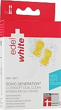 Fragrances, Perfumes, Cosmetics Toothbrush Heads 'Ultra Soft Dual Cleansing' - Dual Clean Edel+White Sonic Generation