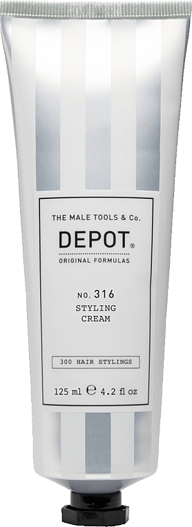 Medium Hold Hair Styling Cream - Depot Hair Styling 316 Styling Cream — photo N1