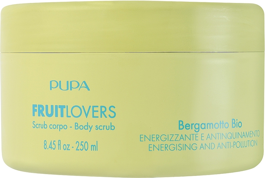 Body Scrub 'Bergamot' - Pupa Fruit Lovers Bergamot Organic Body Scrub — photo N1