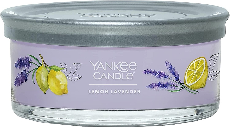 Tumbler Candle 'Lemon Lavender', 5 wicks - Yankee Candle Lemon Lavender Tumbler — photo N1