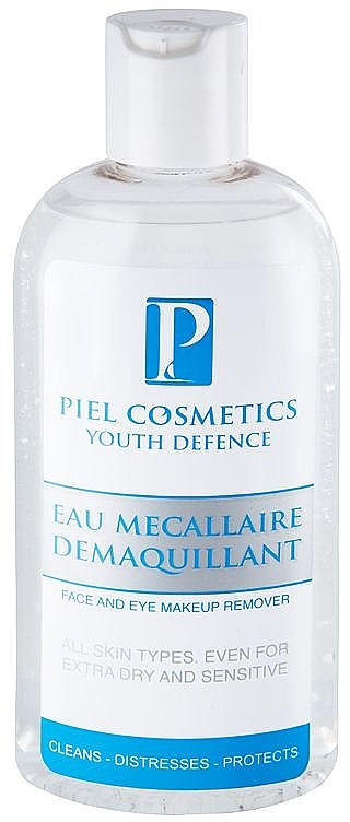 Makeup Removal Micellar Water - Piel Cosmetics Youth Defense Face and Eye Makeup Remover — photo N1