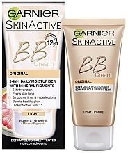 Facial BB Cream - Garnier Skin Active BB Cream Original 5in1 Daily Moisturiser — photo N1