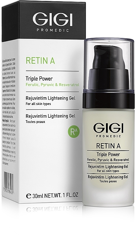 Lightening Gel for Delicate Areas - Gigi Retin A Rejuvintim Whitening Gel — photo N2